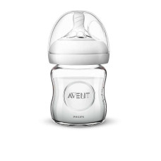 PHILIPS AVENT стеклянная бутылочка для кормления Natural 125 ml, 0M+, SCF051/17