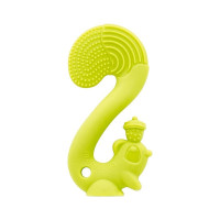 MOMBELLA прорезыватель для зубов Squirrel Green 3m+ P8061