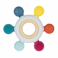 CANPOL BABIES деревянно-силиконовый прорезыватель для зубов  Руль, 80/305 СКИДКА