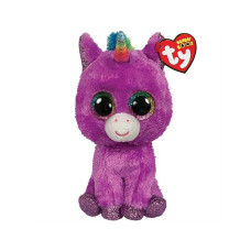 TY Beanie Boos Мягкая игрушка ROSETTE unicom purple, TY36328 РАСПРОДАЖА