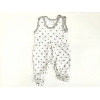 ZUZIA Ползунки 74.размер, JEŽ 1719/74 white/grey stars СКИДКА