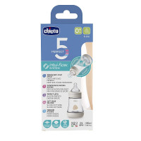 CHICCO Perfect 5 бутылочка для кормления 150мл, нейтральный, 20211.30 РАСПРОДАЖА
