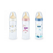 NUK Classic PP бутылочка 250мл с First Choice Plus латексной соской 6м+, SD15 741646 1шт