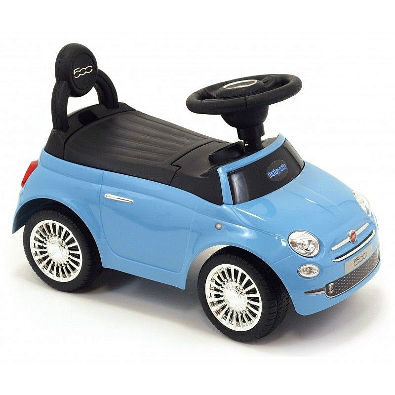 BABY MIX FIAT 500 машинка толкалка , HZ 620 синяя