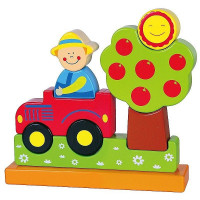 VIGA магнитный пазл Farm 59701