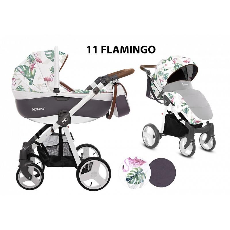 BABYACTIVE MOMMY Spring/Summer универсальная коляска 2в1, 11 FLAMINGO