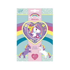 TOTUM набор наклеек Unicorn Sticker Book, 4 листа,071117