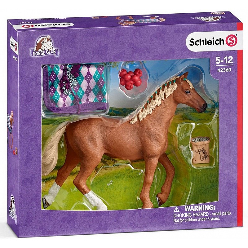 SCHLEICH HORSE CLUB Чистокровная Верховая С Попоной