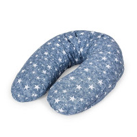 CEBABABY PHYSIO MULTI подушка для кормления (подкова) 190см Denim Style Stars blue СКИДКА