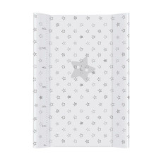 CEBABABY пеленальная поверхность с мягкой основой 50x70см STARS GREY W-102-066-260