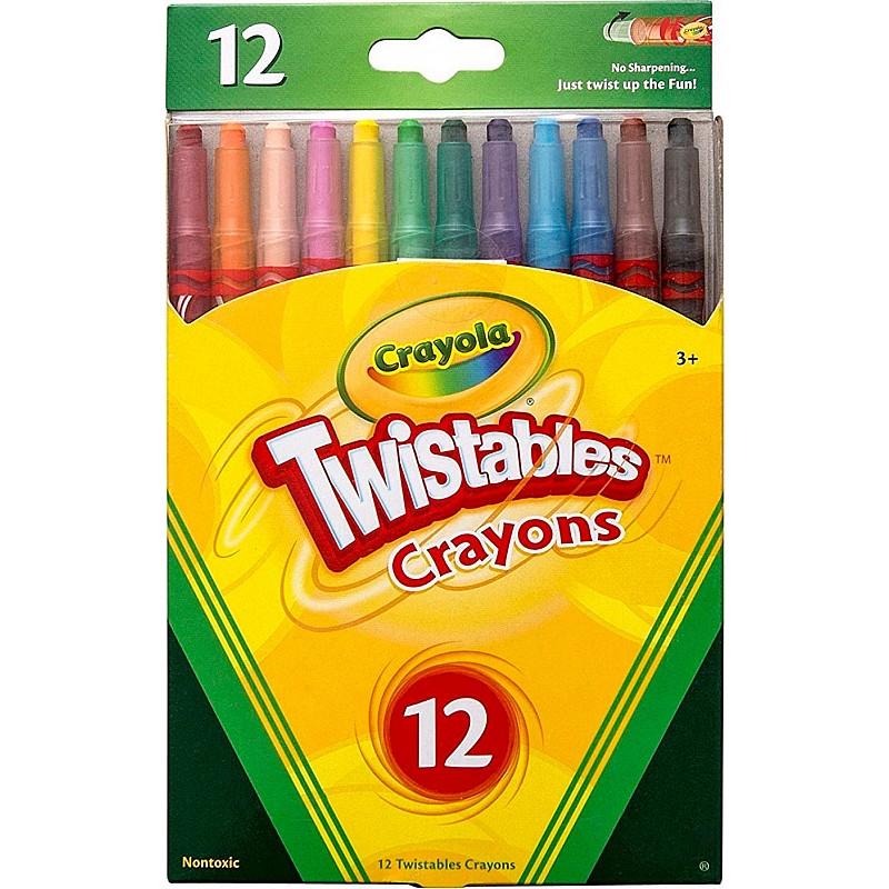 CRAYOLA 12 выкручивающихся мелков