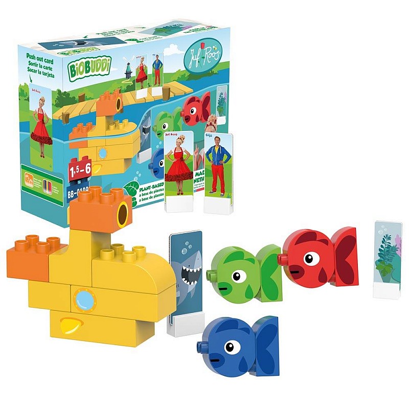 BiOBUDDi 3 Little fishes конструктор 28шт.., BB-0015