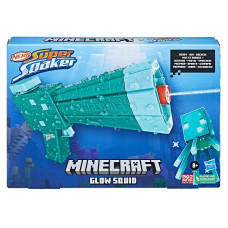 NERF SUPER SOAKER Водный Бластер Minecraft Glow Squid