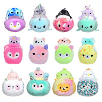 SQUISHMALLOWS Squishville Плюшевый герой в машинке