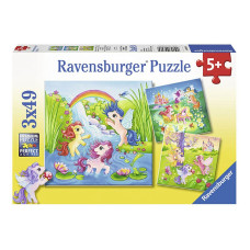 Ravensburger пазл 3x49 Fairyland Ponies R 09306