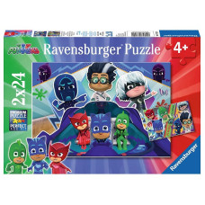 Ravensburger пазл PJ Masks 2x24элем. R07824 РАСПРОДАЖА