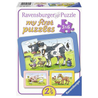 RAVENSBURGER Мой первый пазл 3x6 Good Animal Friends R 06571