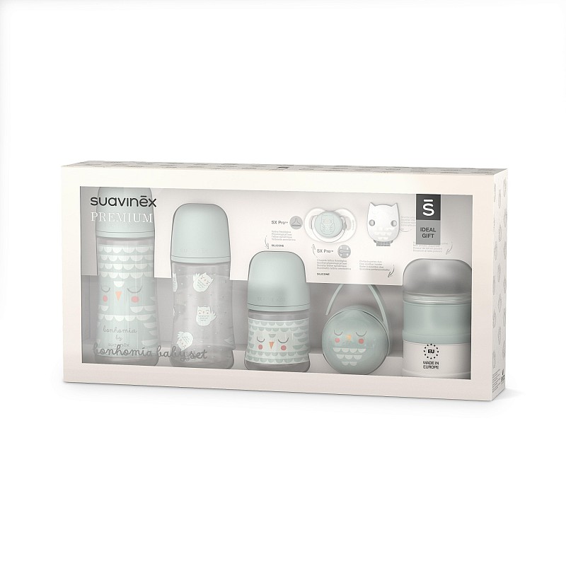 Suavinex Welcome Baby подарочный комплект  Bonhomia Green 308031