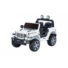 TO-MA электромобиль 7777 - JEEP - 12V - 4WD - WHITE