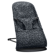 BABYBJORN Bouncer Bliss Mesh кресло-шезлонг, Anthracite/Leopard, 006078