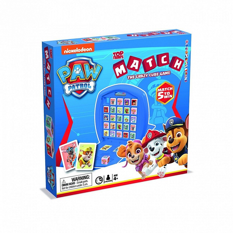 WINNING MOVES Top Trumps Match Paw Patrol настольная игра BALT FIN WM00680