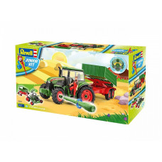 REVELL JUNIOR KIT конструктор 67 деталей Tractor with trailer E 00817