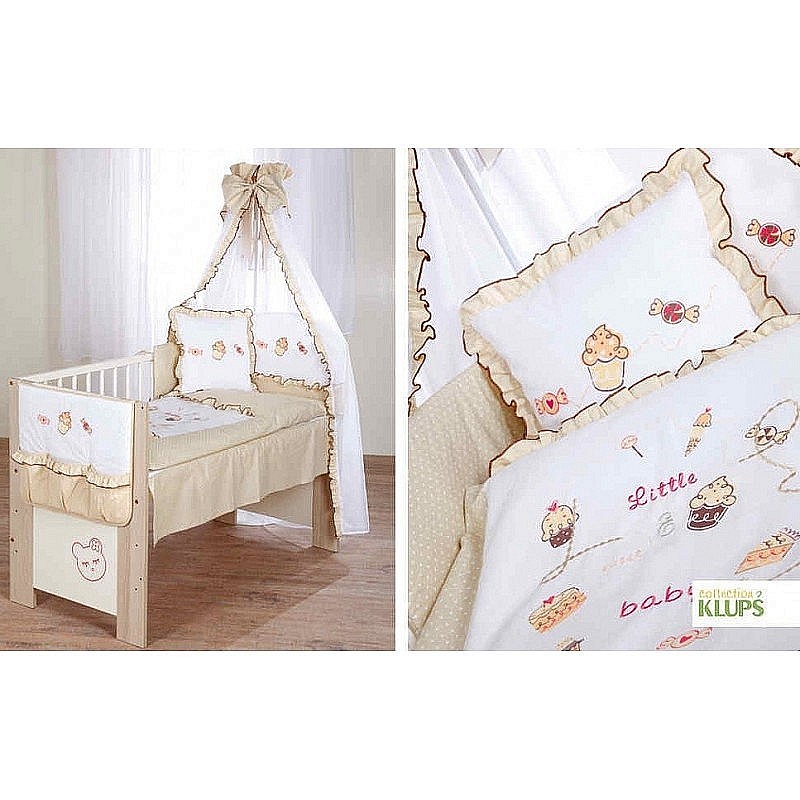 KLUPS Комплект постельного белья из 2 частей 135x100см Sweet Baby, H097