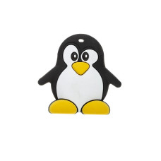 BOCIOLAND силиконовый массажер для десен -  прорезыватель PENGUIN black BOC0512