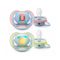 PHILIPS AVENT Силиконовая пустышка Ultra Air Deco 0-6м, 2шт. SCF085/12