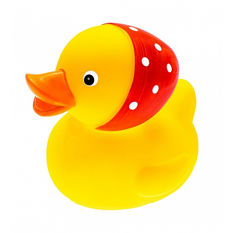 HENCZ Игрушка для ванны Duck in red 0м+ 1шт. 515