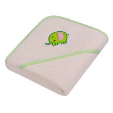 DUET BABY полотенце с капюшоном 80x80см 315 ELEPHANT экрю (743156)