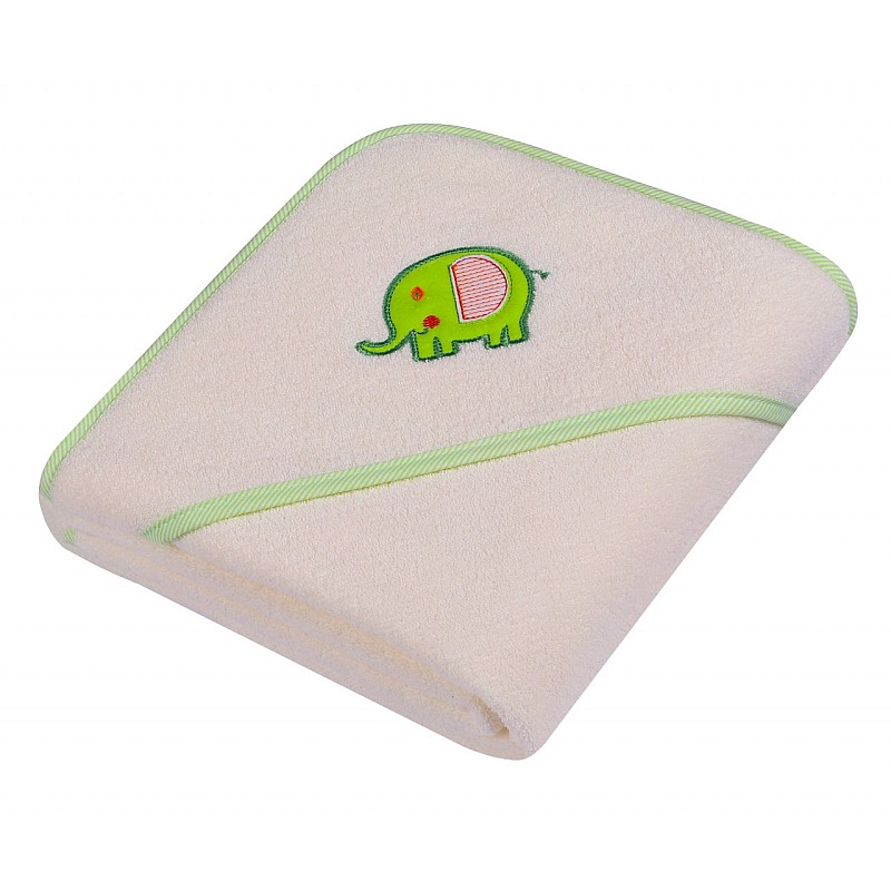 DUET BABY полотенце с капюшоном 80x80см 315 ELEPHANT экрю (743156)