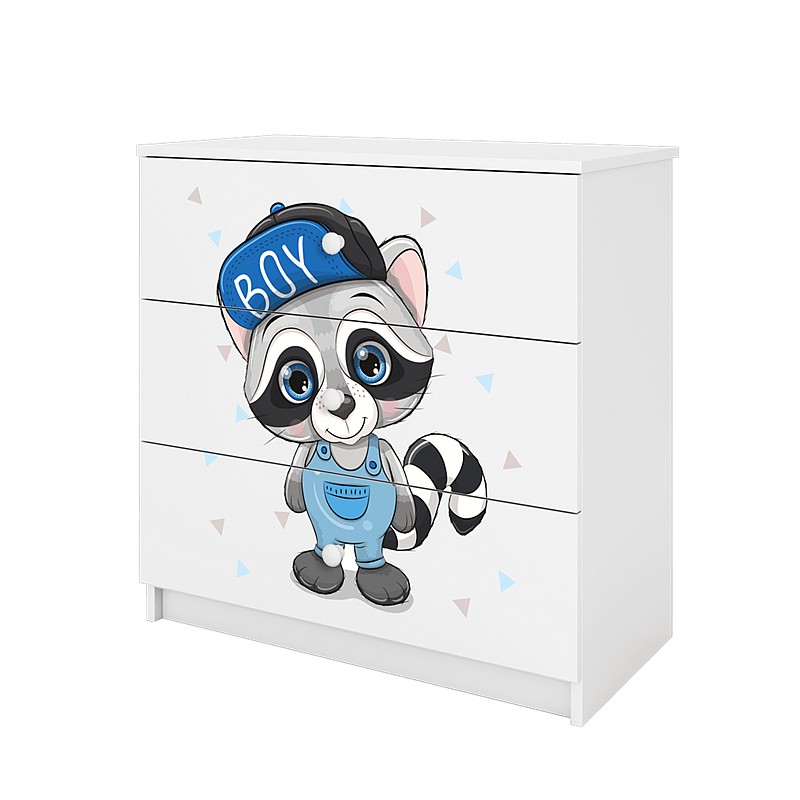 KOCOT KIDS Комод BABYDREAMS white Raccoon
