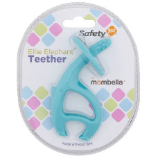 MOMBELLA прорезыватель - массажер для десен Dancing Elephant Blue 3m+ P8051