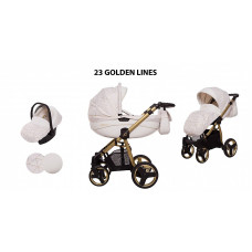 BABYACTIVE MOMMY Gold универсальная коляска 3в1, Golden Lines 23