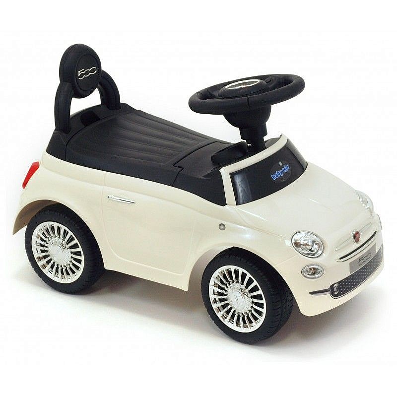 BABY MIX FIAT 500 машинка толкалка , HZ 620 белая