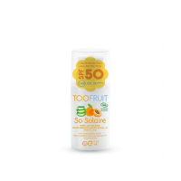 TOOFRUIT SPF50 органический солнцезащитный крем с минеральными фильтрами для детей с ароматом абрикоса, 30 ml PF047