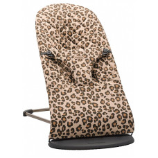 BABYBJORN Bouncer Bliss Cotton кресло-шезлонг, Beige leopard 006075