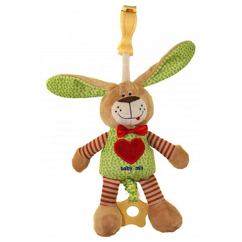 BABY MIX подвесная игрушка с музыкой BUNNY STK-16395