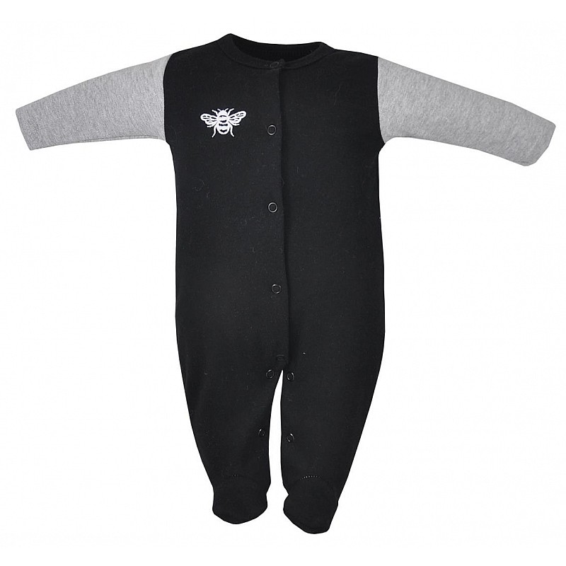 KOALA BEE ползунки с длинными рукавами 74 размер AM1-019 черный РАСПРОДАЖА