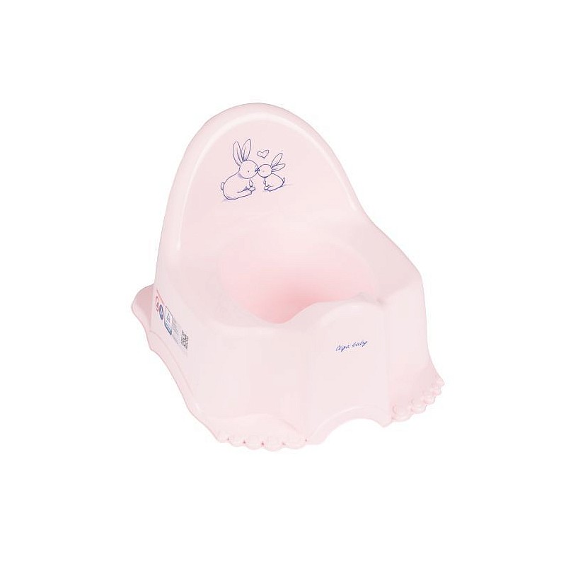 TEGA BABY RABBIT ECO Детский горшок, KR-007 pink