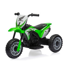 MILLY MALLY Детский электро трицикл HONDA CRF 450R, Green