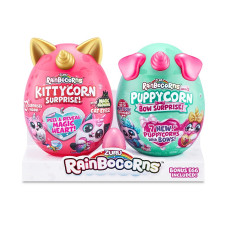 RAINBOCORNS Набор плюшевых игрушек "Sparkle Heart Surprise Combo", серия 5, "Kittycorn and Puppycorn", 9276