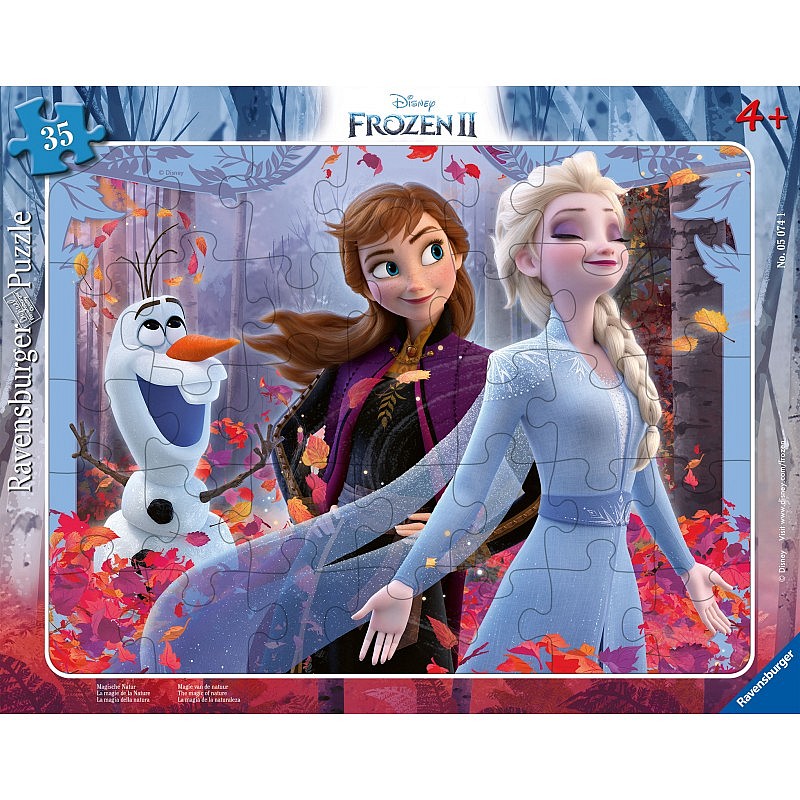 Ravensburger пазл в рамке Frozen 35 элементов 4+, 05074