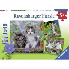 Ravensburger пазл 3x49 Kittens R 08046