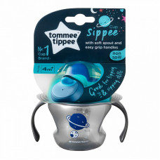 TOMMEE TIPPEE Тренировочная поильник для мальчиков 150мл 4м+ grey