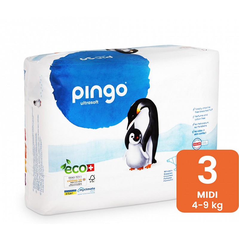 Pingo Midi Подгузники 44шт. 4-9кг. 0123-03