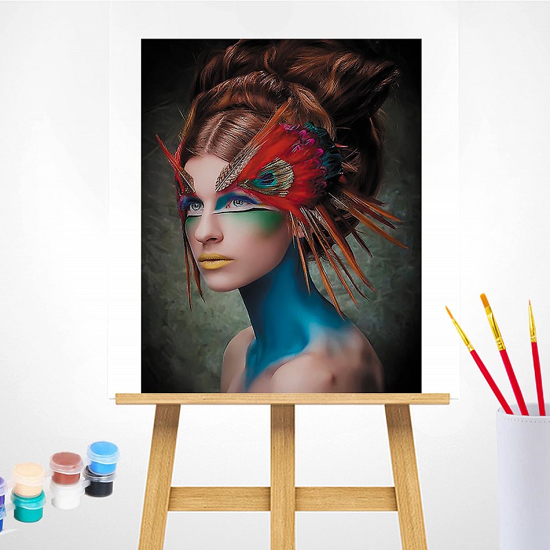 TSVETNOY Набор для рисования по номерам 40x50см Masquerade, MG2149e