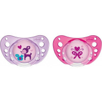 CHICCO Physio Air пустышка 16-36м+, латекс, розовая, 2шт