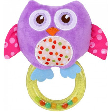 LORELLI погремушка с пищалкой OWL PURPLE, 1019129 0002